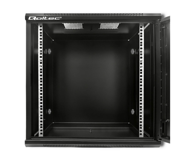 QOLTEC Szafa RACK 19 cali| 12U | 450 x 600 x 635 | Perforowane drzwi 54488 - 1329954 - zdjęcie 5